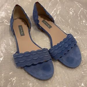 SJP by Sarah Jessica Parker Blue Suede Sandals